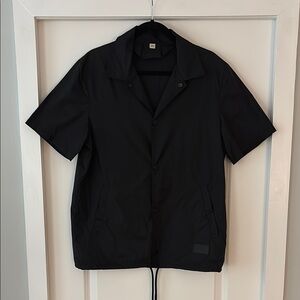 Acne Studios Black Nylon Shirt Jacket